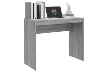 beBasic Skrivebord grå sonoma 90x40x72 cm konstruert tre - GrÃ¥ - Møbler - Bord - Kontorbord - Skrivebord