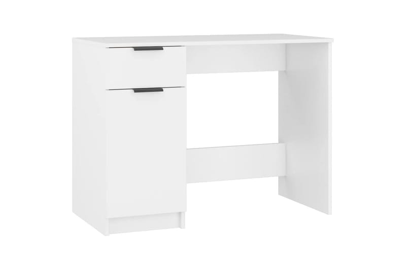 beBasic Skrivebord hvit 100x50x75 cm konstruert tre - Hvit - Møbler - Bord - Kontorbord - Skrivebord