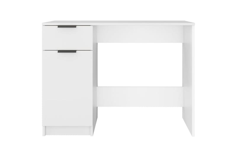 beBasic Skrivebord hvit 100x50x75 cm konstruert tre - Hvit - Møbler - Bord - Kontorbord - Skrivebord