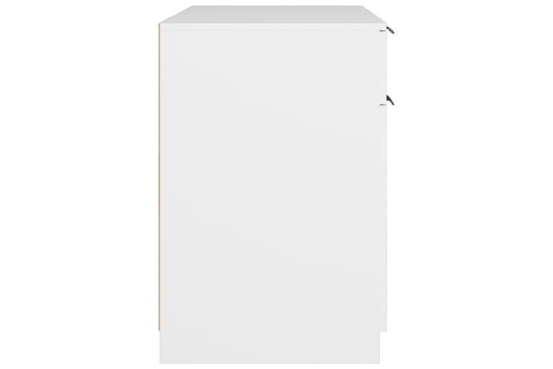 beBasic Skrivebord hvit 100x50x75 cm konstruert tre - Hvit - Møbler - Bord - Kontorbord - Skrivebord