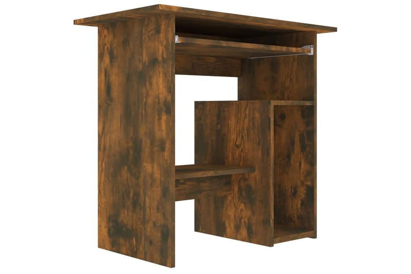 beBasic Skrivebord røkt eik 80x45x74 cm konstruert tre - Brun - Møbler - Bord - Kontorbord - Skrivebord