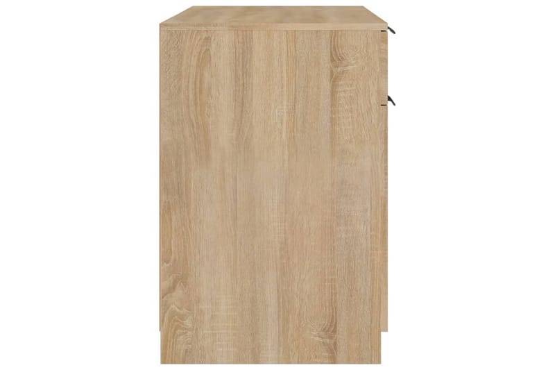 beBasic Skrivebord sonoma eik 100x50x75 cm konstruert tre - Brun - Møbler - Bord - Kontorbord - Skrivebord