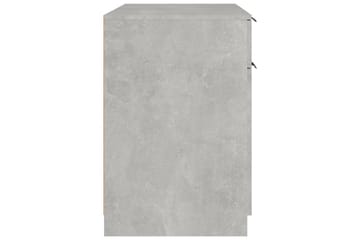 beBasic Skrivebordskap betonggrå 100x50x75 cm konstruert tre - GrÃ¥ - Møbler - Bord - Kontorbord - Skrivebord