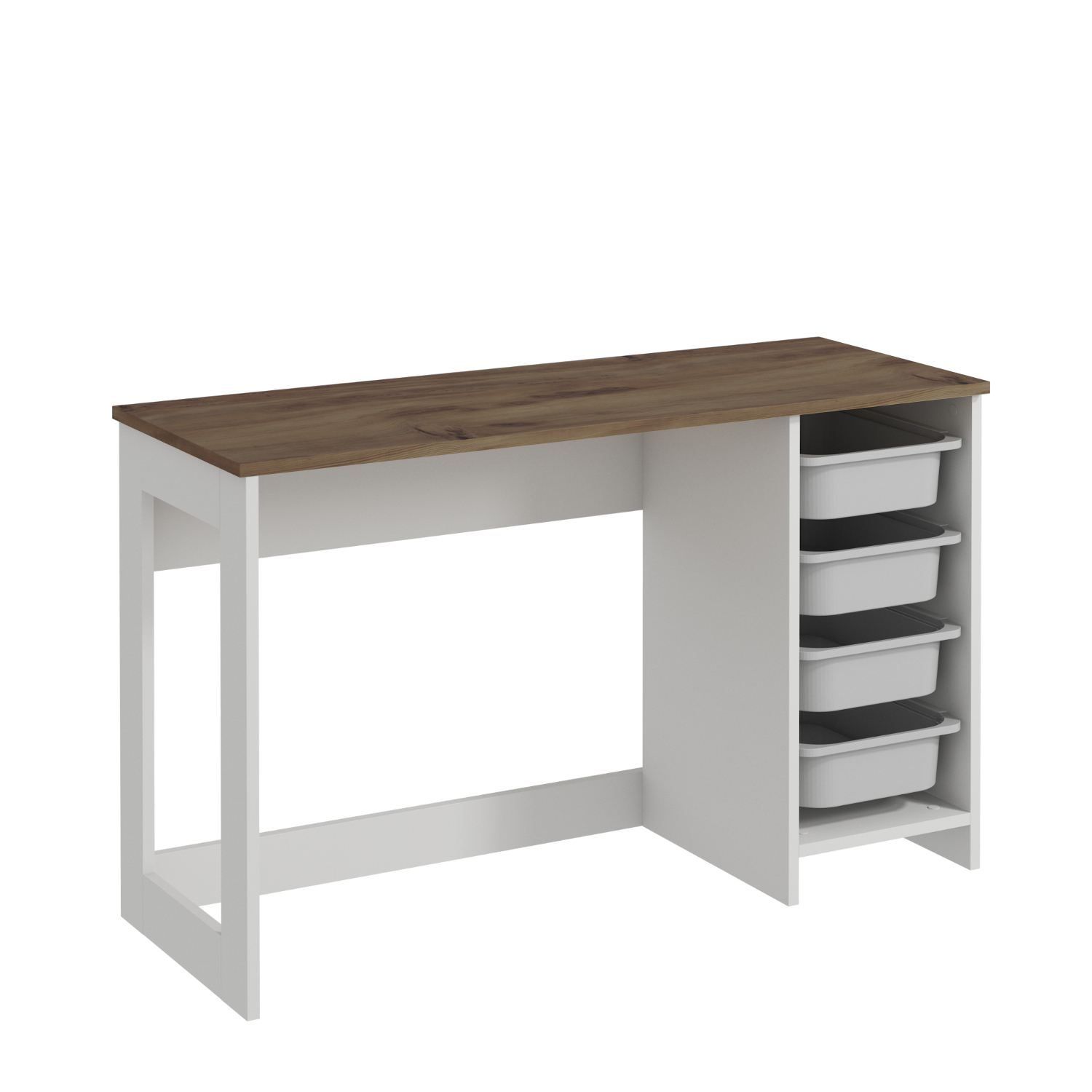 Branik Skrivebord 120x73x45 cm - Antikk valnøtt