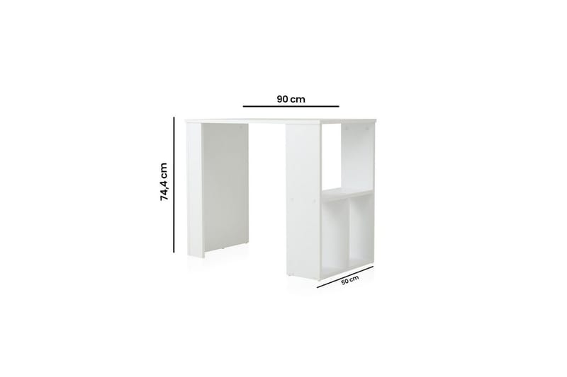 Comfortale Skrivebord 50x90 cm - Hvit - Møbler - Bord - Kontorbord - Skrivebord