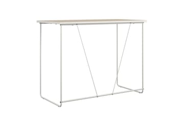 Dante Skrivebord i Tre med Metallstativ - Beige - Møbler - Bord - Kontorbord - Skrivebord