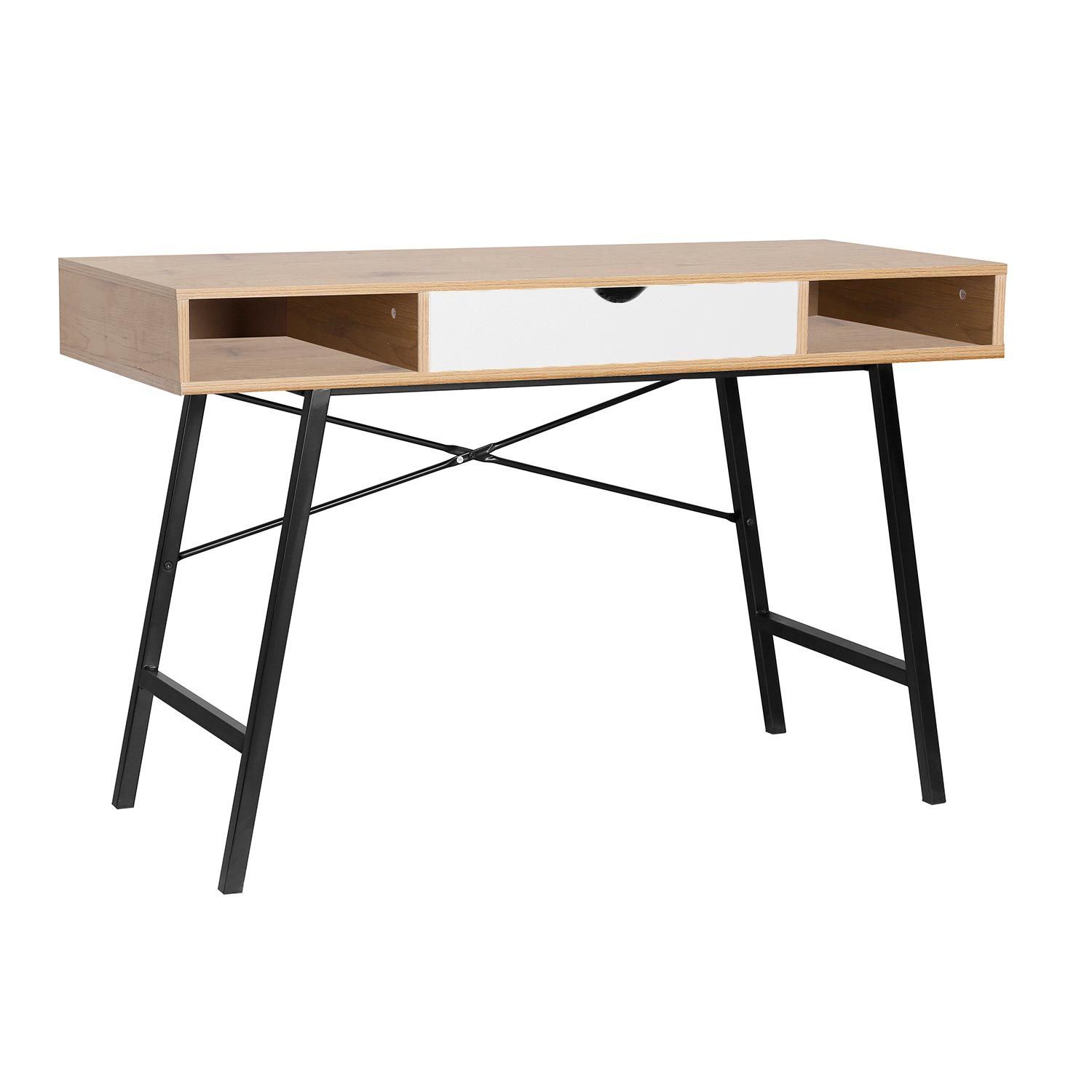 Desk HOME4YOU - eikebark / brun
