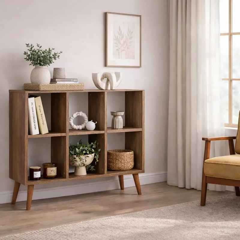 Djarhint Skrivebord 80 cm - Valnøtt - Møbler - Bord - Kontorbord - Skrivebord