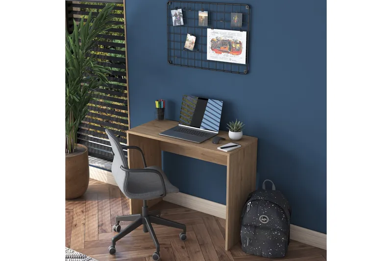 Eireann Skrivebord 40x90 cm - Valnøtt - Møbler - Bord - Kontorbord - Skrivebord