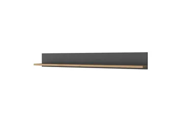 Eireann Skrivebord 45x160 cm - Valnøtt/Antrasitt - Møbler - Bord - Kontorbord - Skrivebord