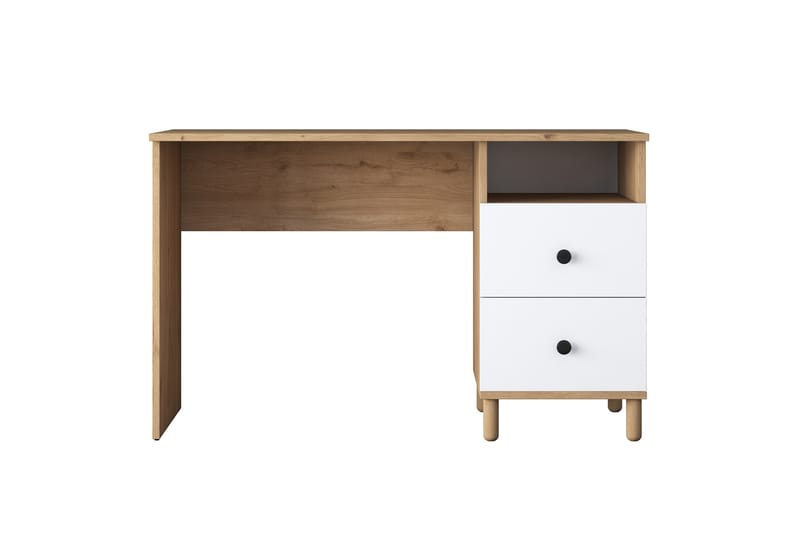 Eireann Skrivebord 50x120 cm - Valnøtt/Hvit - Møbler - Bord - Kontorbord - Skrivebord