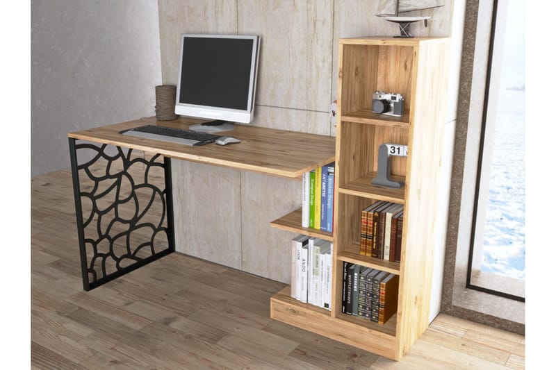 Elspet Skrivebord 60x120 cm - Brun - Møbler - Bord - Kontorbord - Skrivebord