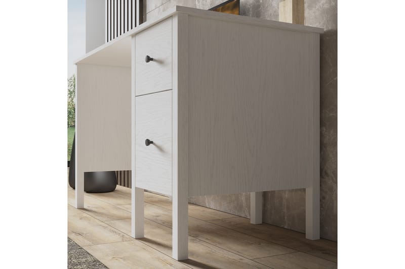Elspet Skrivebord 60x120 cm - Brun/Hvit - Møbler - Bord - Kontorbord - Skrivebord