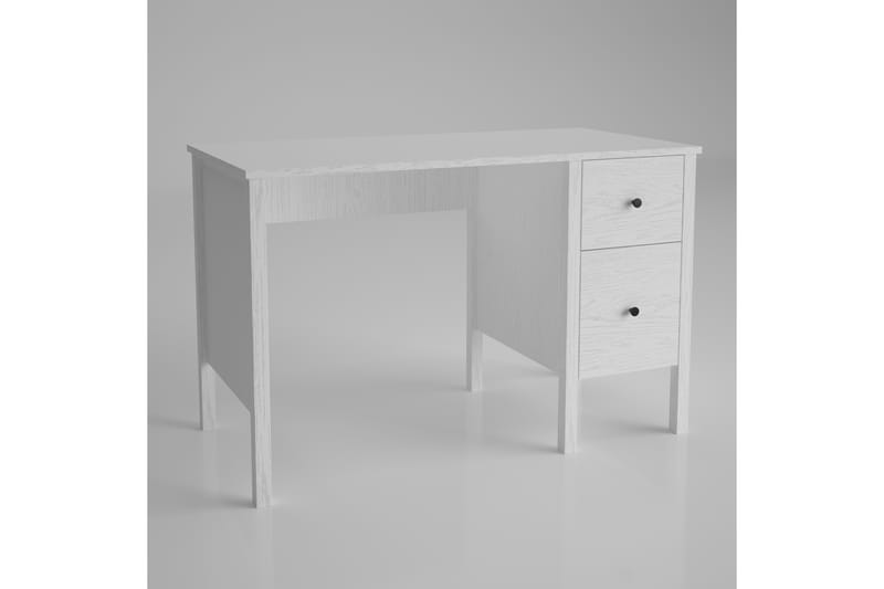 Elspet Skrivebord 60x120 cm - Brun/Hvit - Møbler - Bord - Kontorbord - Skrivebord
