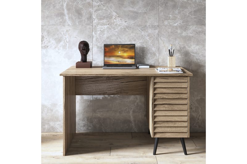 Elspet Skrivebord 60x120 cm - Valnøtt - Møbler - Bord - Kontorbord - Skrivebord