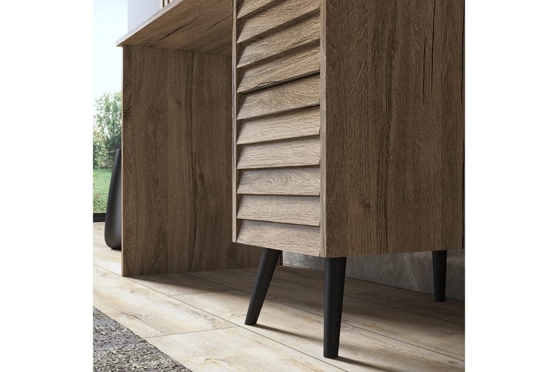 Elspet Skrivebord 60x120 cm - Valnøtt - Møbler - Bord - Kontorbord - Skrivebord