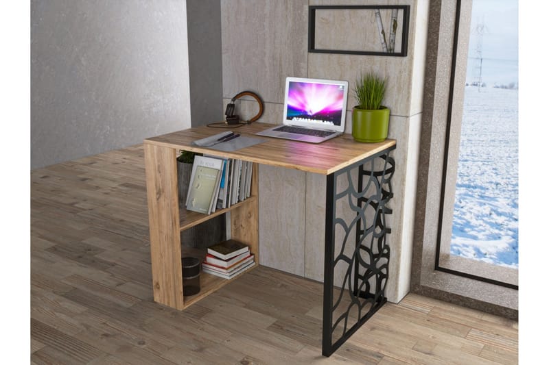 Elspet Skrivebord 60x90 cm - Brun - Møbler - Bord - Kontorbord - Skrivebord