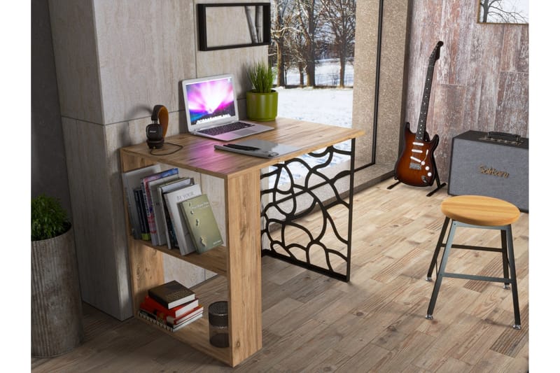 Elspet Skrivebord 60x90 cm - Brun - Møbler - Bord - Kontorbord - Skrivebord