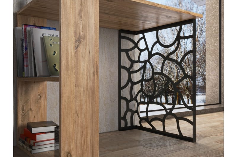 Elspet Skrivebord 60x90 cm - Brun - Møbler - Bord - Kontorbord - Skrivebord