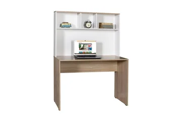 Erez Skrivebord 52x110 cm - Eik/Hvit - Møbler - Bord - Kontorbord - Skrivebord