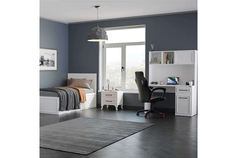 Erylis Skrivebord 60x120 cm - Hvit - Møbler - Bord - Kontorbord - Skrivebord