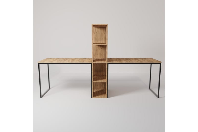 Faisel Skrivebord 60x240 cm - Brun - Møbler - Bord - Kontorbord - Skrivebord