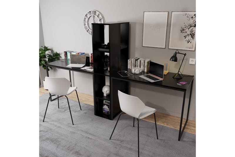 Faisel Skrivebord 60x240 cm - Svart - Møbler - Bord - Kontorbord - Skrivebord