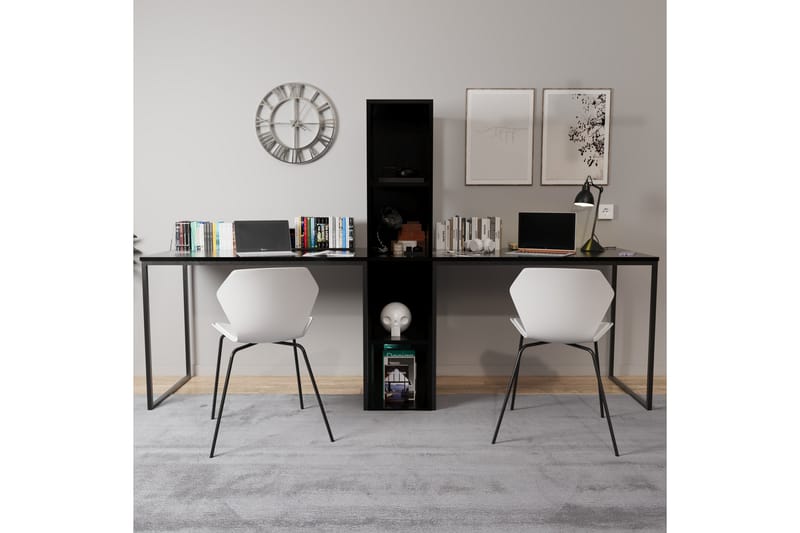 Faisel Skrivebord 60x240 cm - Svart - Møbler - Bord - Kontorbord - Skrivebord