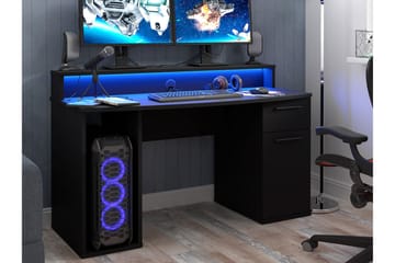 Ayora Gamingbord 140 cm - Svart - Møbler - Bord - Kontorbord - Gamingbord
