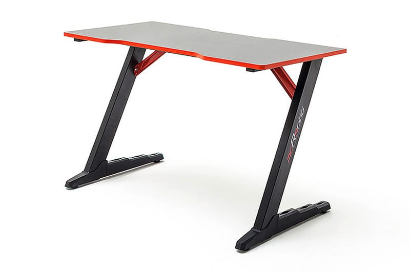 Tracis Gamingbord 120 cm - Svart/Rød - Gamingbord