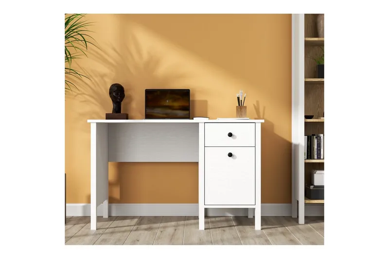 Grado Skrivebord 60x120 cm - Natur/Hvit - Møbler - Bord - Kontorbord - Skrivebord