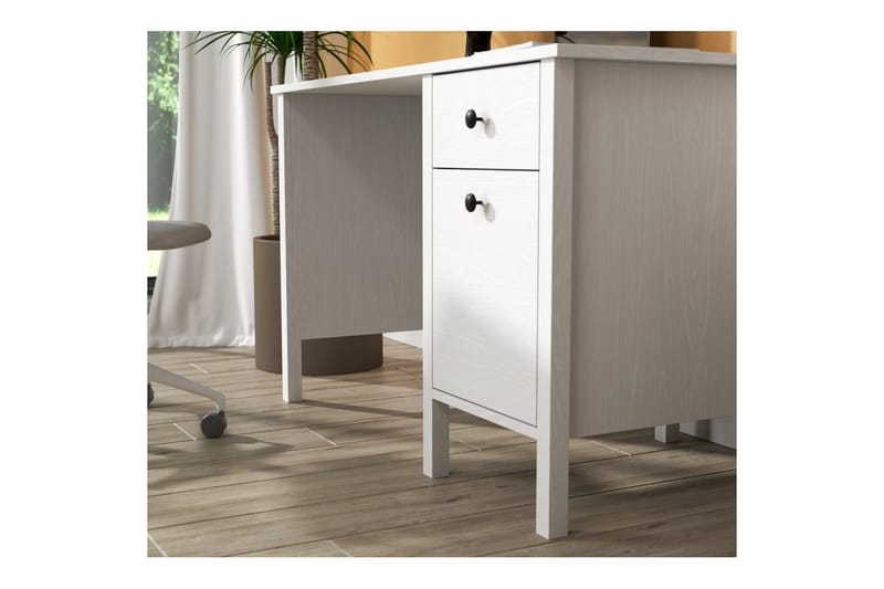 Grado Skrivebord 60x120 cm - Natur/Hvit - Møbler - Bord - Kontorbord - Skrivebord