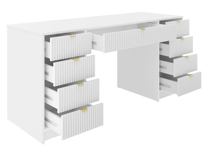 Gudelia Skrivebord 154 cm - brun - Møbler - Bord - Kontorbord - Skrivebord