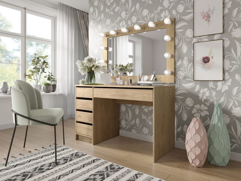 Harland Skrivebord 120 cm - lysebrun - Møbler - Bord - Kontorbord - Skrivebord