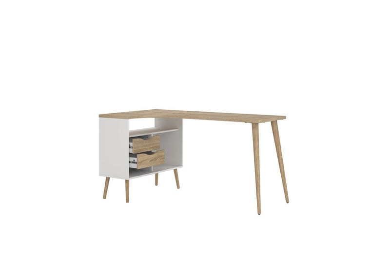Hostafranc Skrivebord 81x145,1 cm - Natur - Møbler - Bord - Kontorbord - Skrivebord