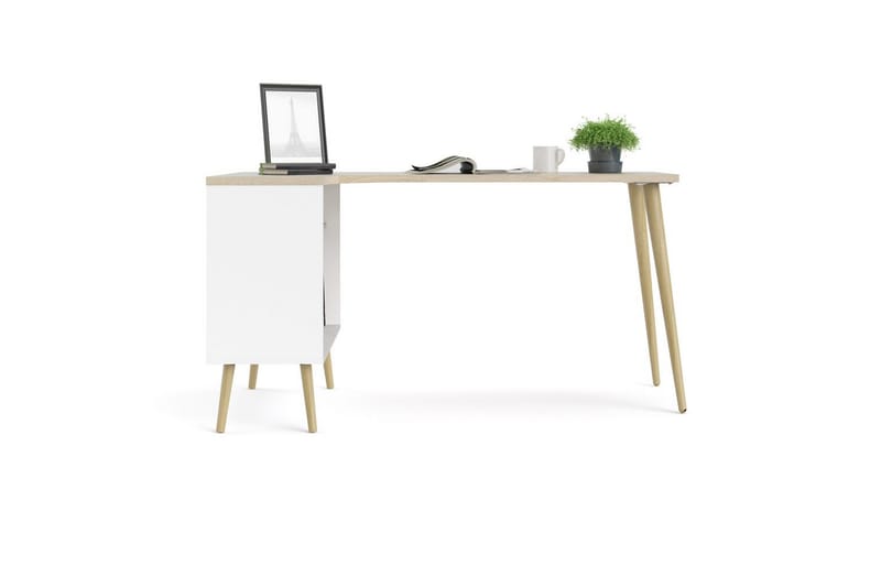 Hostafranc Skrivebord 81x145,1 cm - Natur - Møbler - Bord - Kontorbord - Skrivebord