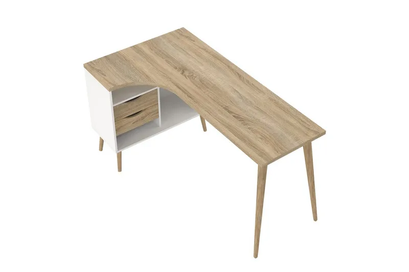 Hostafranc Skrivebord 81x145,1 cm - Natur - Møbler - Bord - Kontorbord - Skrivebord