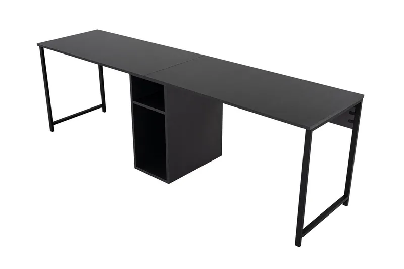 Hu Skrivebord 60x240 cm - Antrasitt/Svart - Møbler - Bord - Kontorbord - Skrivebord