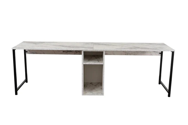 Hu Skrivebord 60x240 cm - Svart - Møbler - Bord - Kontorbord - Skrivebord