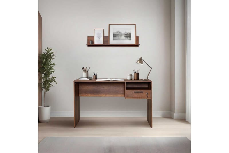 Jenifer Skrivebord 60x120 cm - Naturell - Møbler - Bord - Kontorbord - Skrivebord