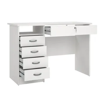 Klintberg Skrivebord med 5 skuffer 109x48x76 cm - Møbler - Bord - Kontorbord - Skrivebord