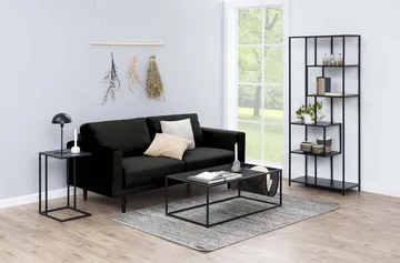 Laptopbord HOME4YOU Seaford 43x35x63 cm svart - Svart - Møbler - Bord - Kontorbord - Skrivebord