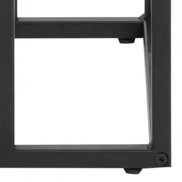 Laptopbord HOME4YOU Seaford 43x35x63 cm svart - Svart - Møbler - Bord - Kontorbord - Skrivebord