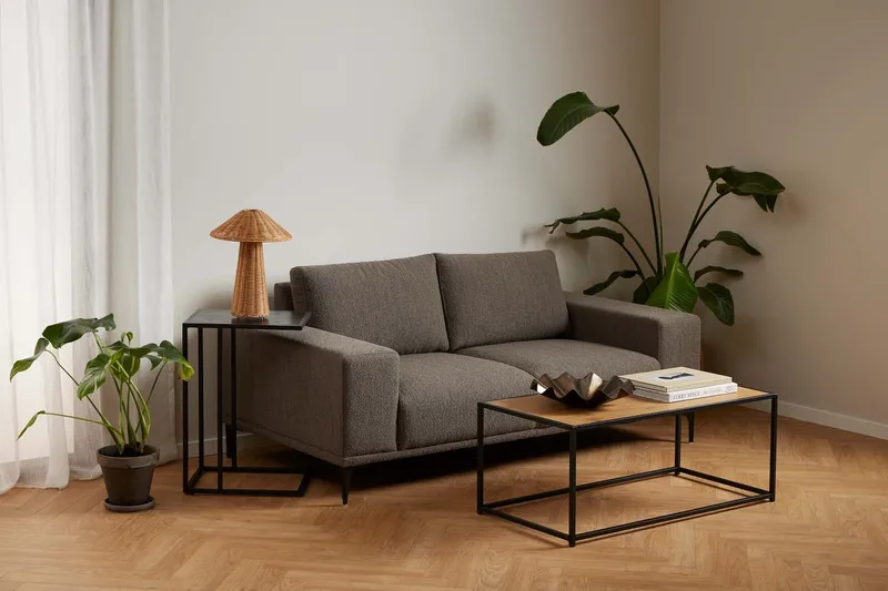 Laptopbord HOME4YOU Seaford 43x35x63 cm svart - Svart - Møbler - Bord - Kontorbord - Skrivebord