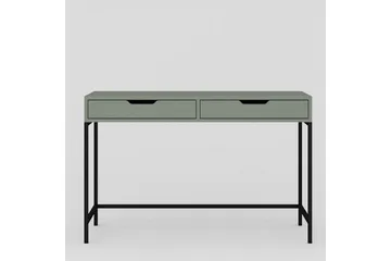 Loryn Skrivebord 120 cm med Oppbevaring og Skuffer i Malt Tre - Grønn - Møbler - Bord - Kontorbord - Skrivebord