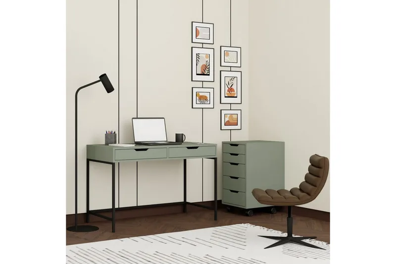 Loryn Skrivebord 55x120 cm - Grønn - Møbler - Bord - Kontorbord - Skrivebord