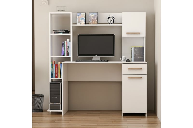 Nagda Skrivebord 60x120 cm - Hvit - Møbler - Bord - Kontorbord - Skrivebord