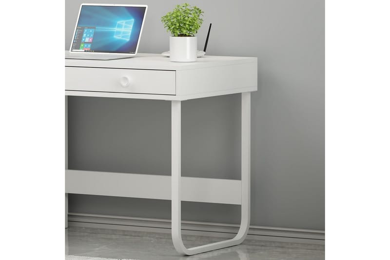Neric Skrivebord 60x120 cm - Hvit - Møbler - Bord - Kontorbord - Skrivebord