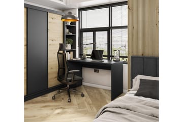 Nevy Skrivebord 140x60 cm - Svart - Møbler - Bord - Kontorbord - Skrivebord