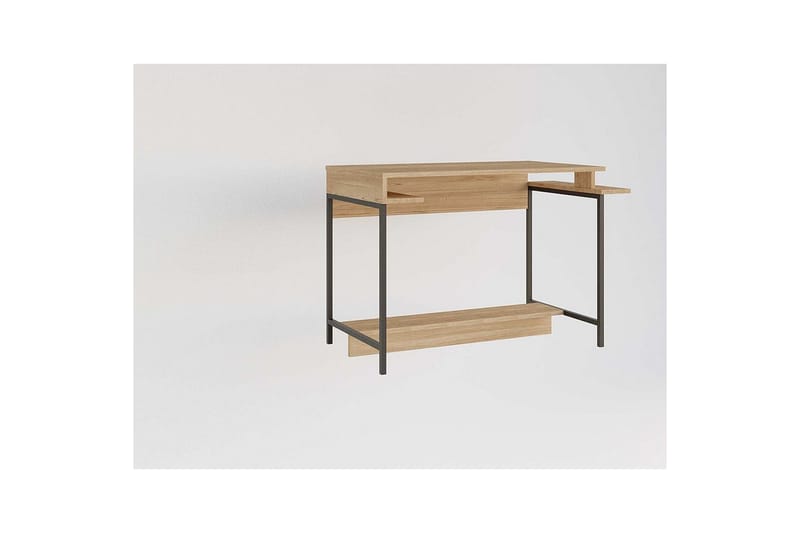 Ovran Skrivebord 57x113 cm, Eik/Sort